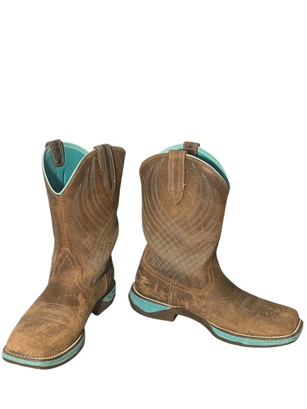 Ariat Anthem Distressed Java brown boots. Size 9B GUC - Picture 3 of 14